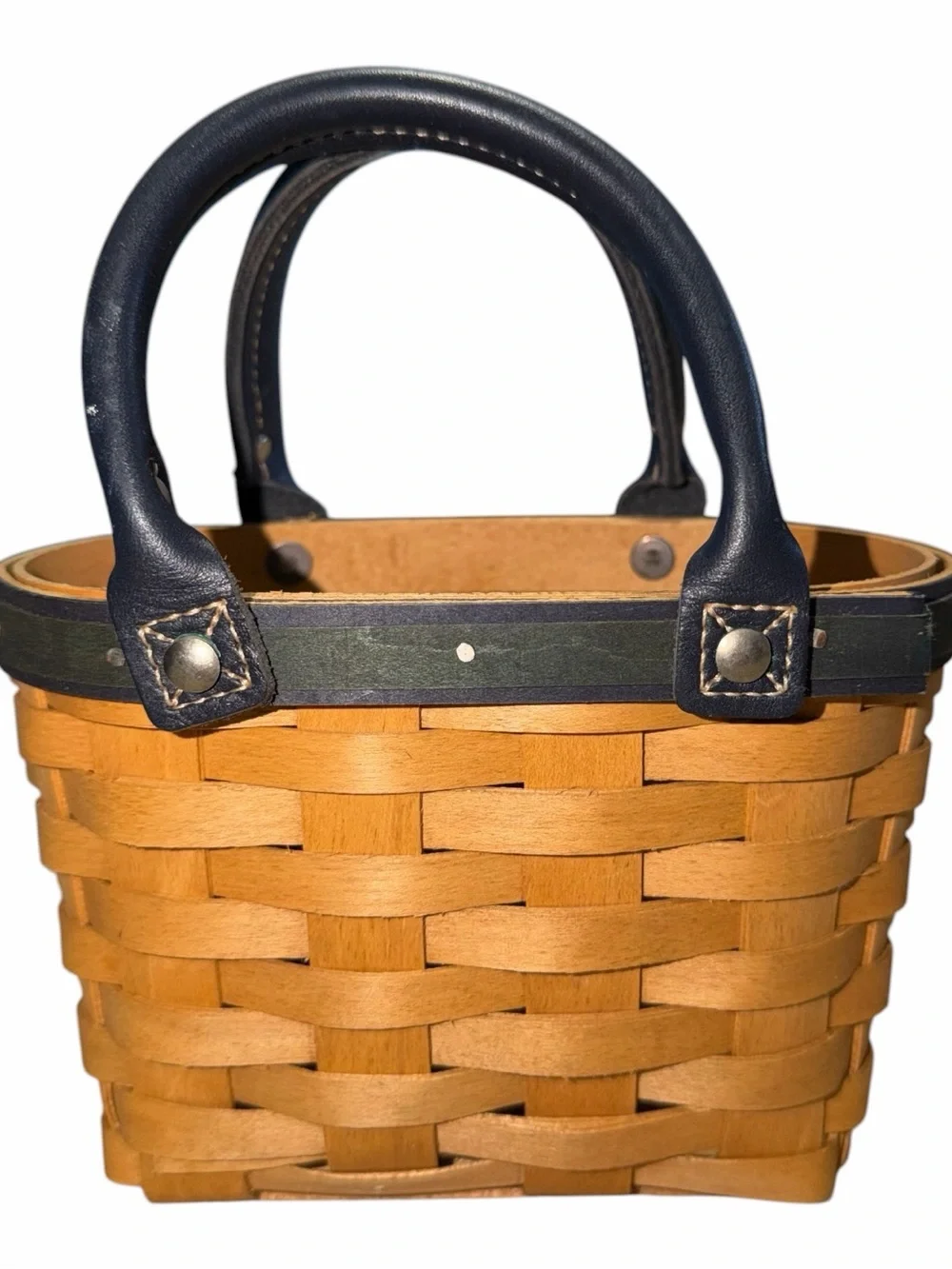 VINTAGE Collectors Club Renewal Mini Purse Basket 2005